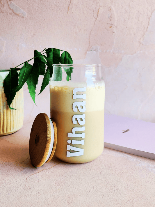 Personalised Glass Can Tumbler