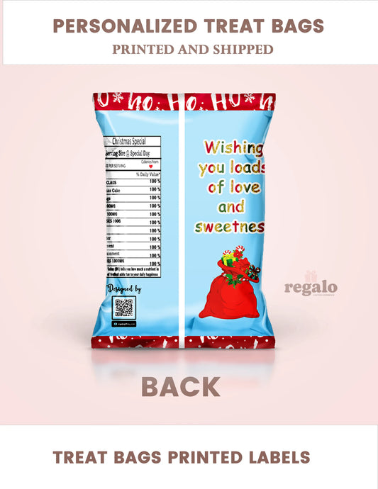 Merry Christmas Chip Bag
