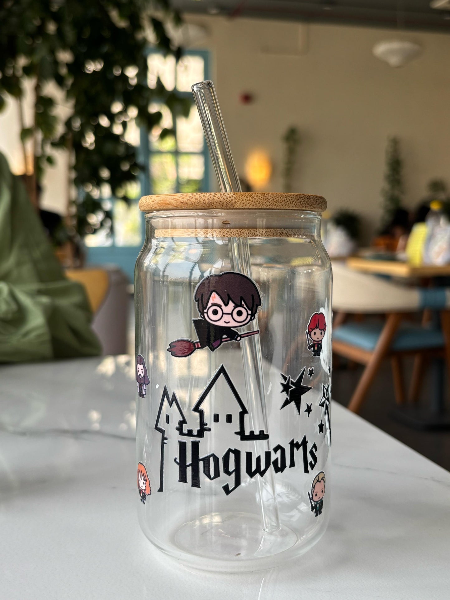 Harry Potter Can Glass Tumbler 540ml