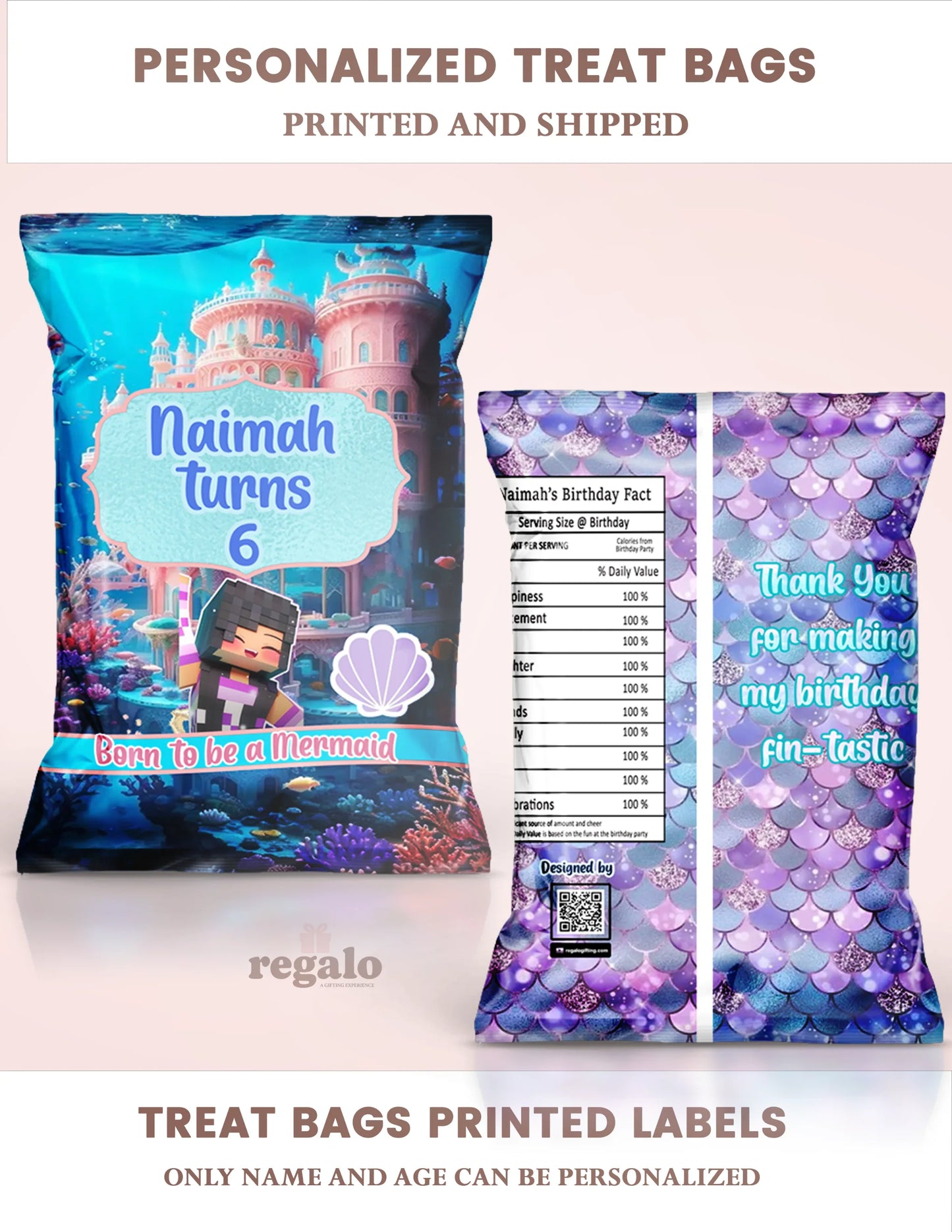 Mermaid Chip Bag