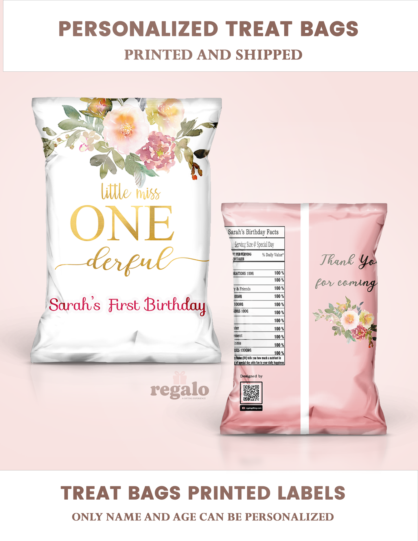 Little Miss Onederful Chipbag