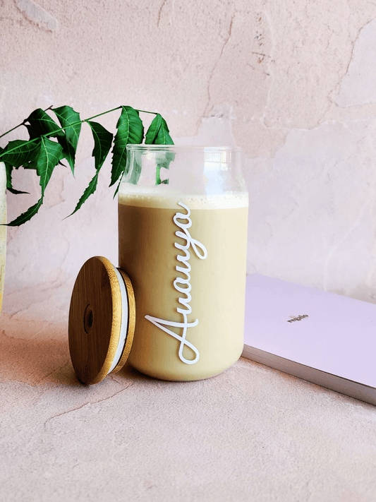 Personalised Glass Can Tumbler