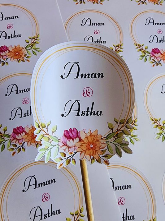 Personalised Wedding sticker