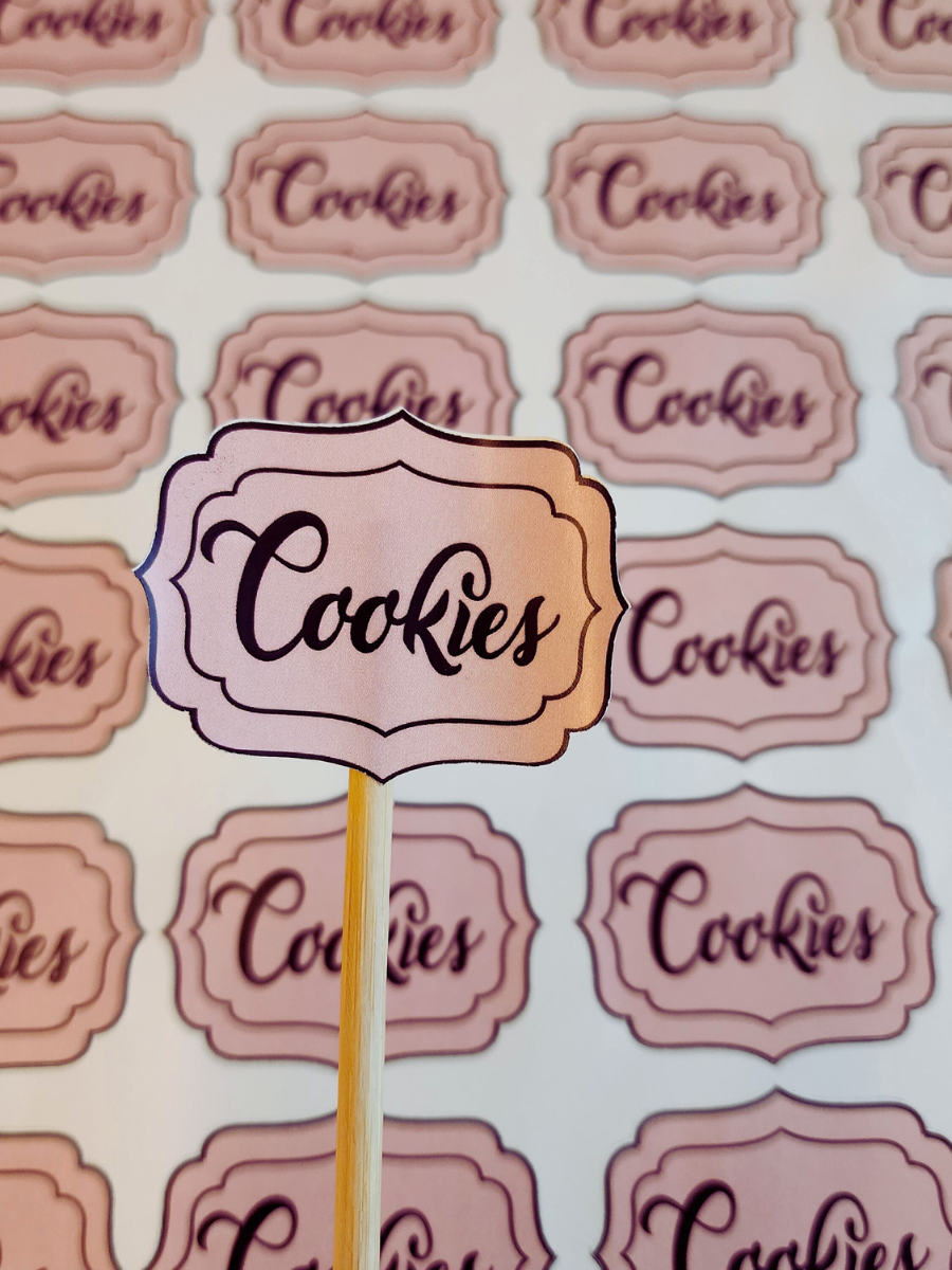 Cookie sticker