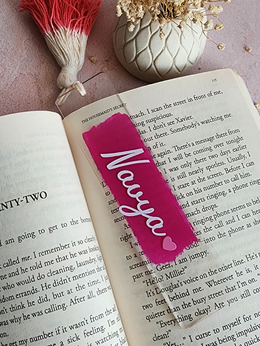 Personalised Name Bookmark