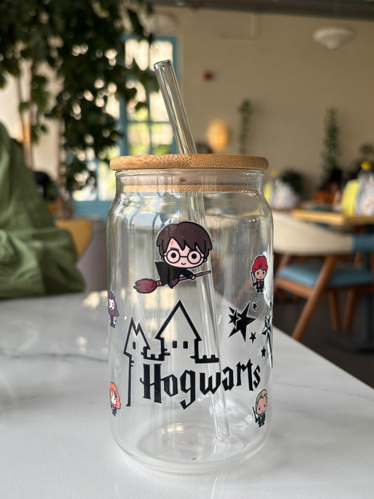 Harry Potter Can Glass Tumbler 540ml