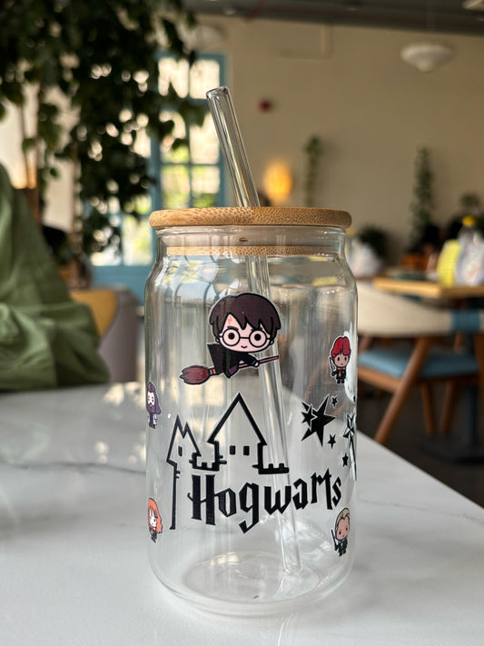 Harry Potter Can Glass Tumbler 540ml