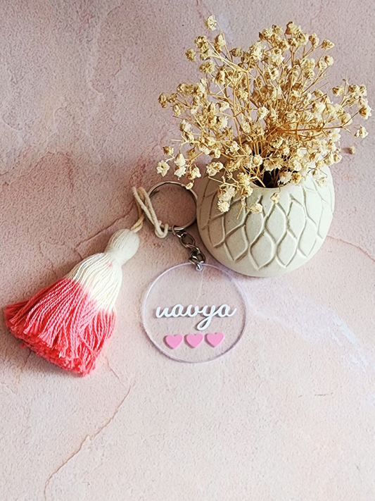 Personalized Name Acrylic Keychain