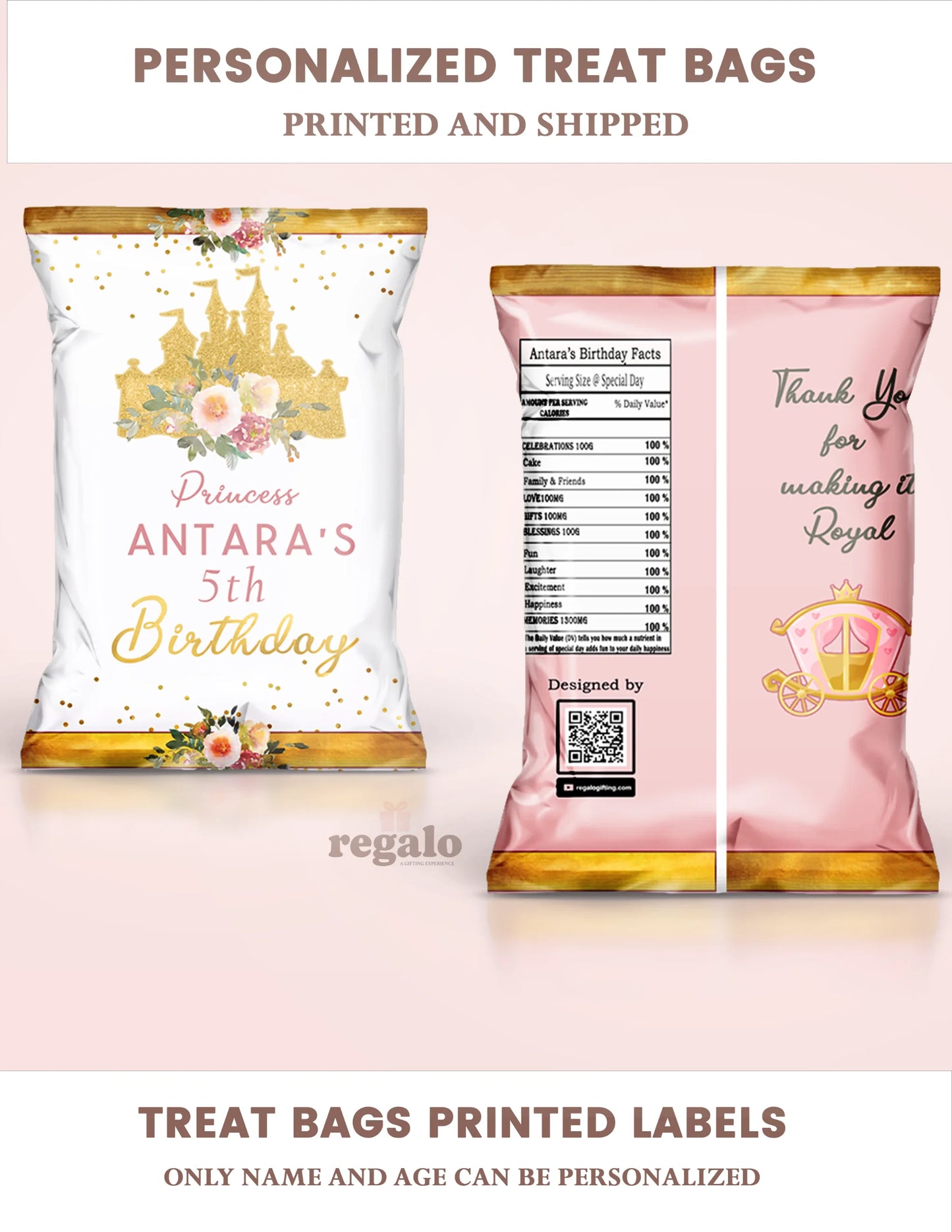 Princess theme Chip Bag